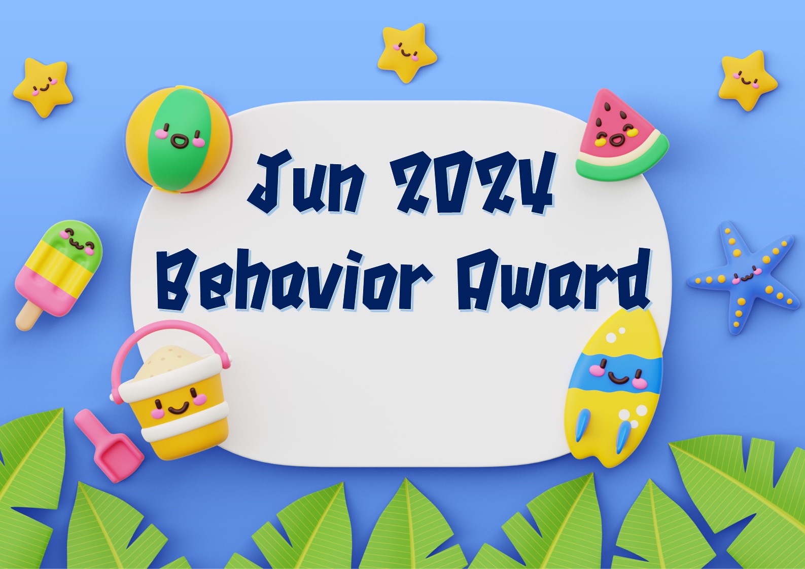 2024-2025~Behavior Award-June